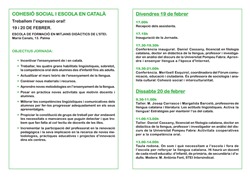 Jornades cohesió social darrere petit